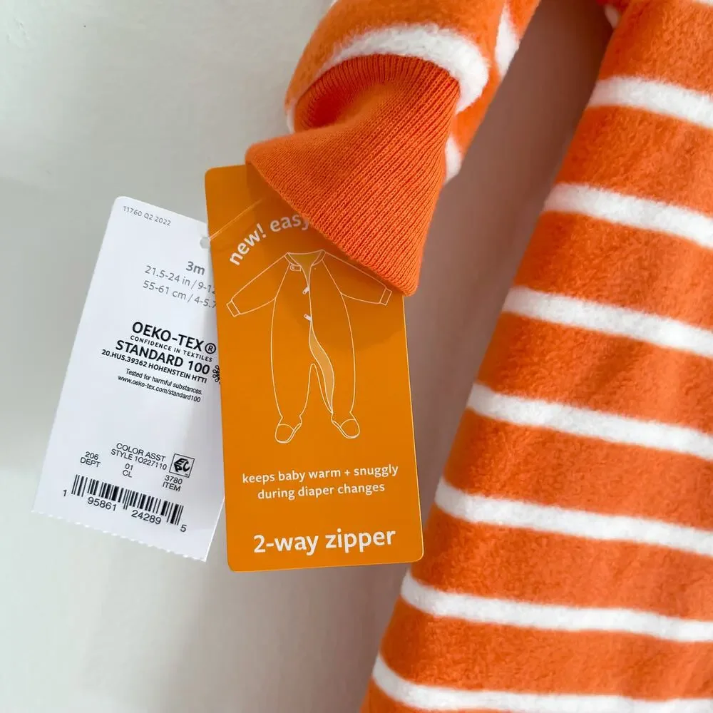 NWT 3M Fleece Footed Pajamas